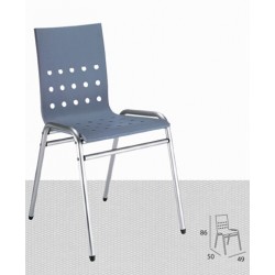 Silla Domino Acero